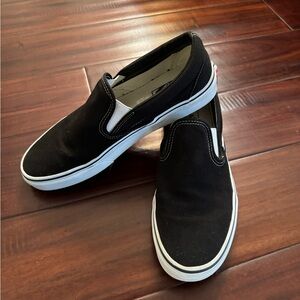 Vans Classic slip on sneakers.